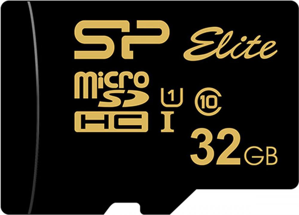 Карта памяти Silicon-Power Elite Gold microSDHC SP032GBSTHBU1V1G 32GB