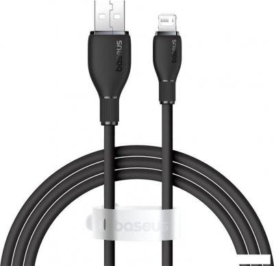 Кабель Baseus Pudding Series Fast Charging Cable 2.4A USB Type-A - Lightning (1.2 м, черный)