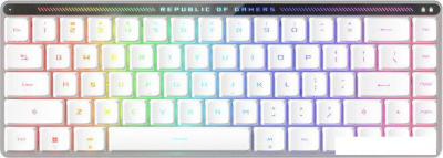 Клавиатура ASUS ROG Falchion Moonlight White (ASUS RX Low Profile Red)