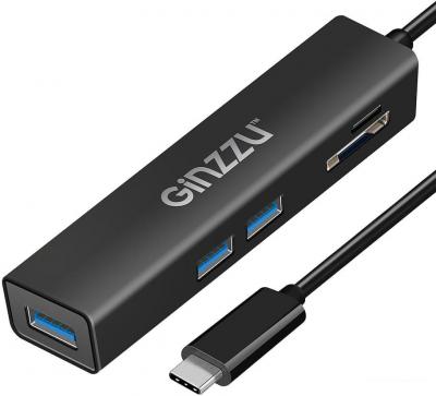 USB-хаб  Ginzzu GR-566UB