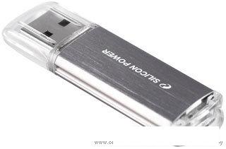 USB Flash Silicon-Power Ultima II I-Series Silver 8 Гб (SP008GBUF2M01V1S)