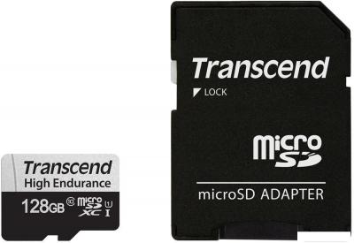 Карта памяти Transcend microSDXC TS128GUSD350V 128GB (с адаптером)