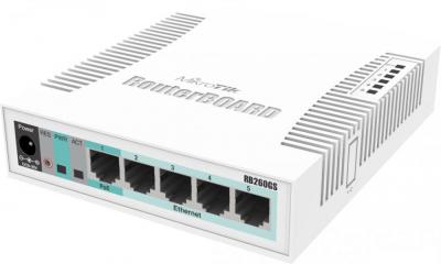 Управляемый коммутатор 2-го уровня Mikrotik RouterBOARD RB260GS