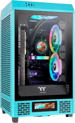 Корпус Thermaltake The Tower 200 Turquoise CA-1X9-00SBWN-00