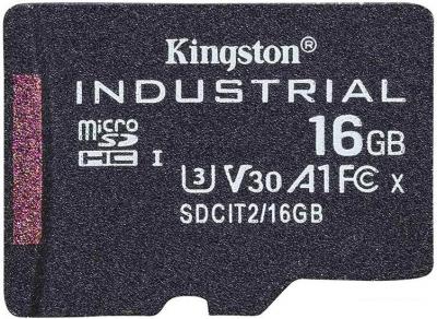 Карта памяти Kingston Industrial SDCIT2/16GBSP 16GB