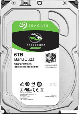 Жесткий диск Seagate BarraCuda 6TB ST6000DM003