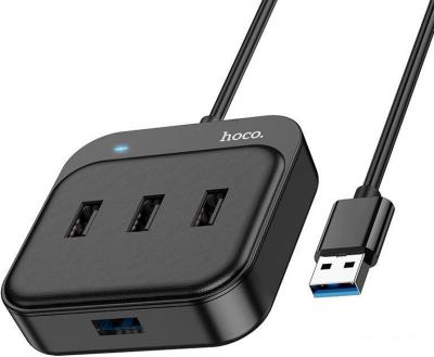 USB-хаб  Hoco HB31 USB Type-A (1 x USB 3.2 Gen1/3 x USB 2.0, 1.2 м)