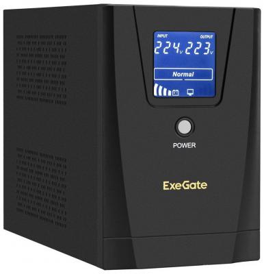 Источник бесперебойного питания ExeGate SpecialPro Smart LLB-3000.LCD.AVR.C13.RJ.USB