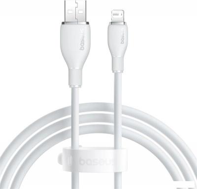 Кабель Baseus Pudding Series Fast Charging Cable 2.4A USB Type-A - Lightning (1.2 м, белый)