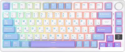 Клавиатура Royal Kludge RK-M75 RGB Taro Milk (RK Silver)