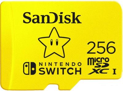 Карта памяти SanDisk For Nintendo Switch microSDXC SDSQXAO-256G-GN3ZN 256GB