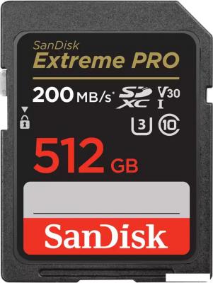 Карта памяти SanDisk Extreme PRO SDXC SDSDXXD-512G-GN4IN 512GB