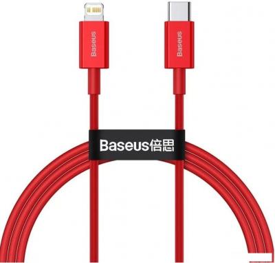 Кабель Baseus CATLYS-A09 USB Type-C - Lightning (1 м, красный)