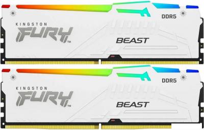 Оперативная память Kingston FURY Beast RGB 2x16ГБ DDR5 6000 МГц KF560C30BWAK2-32