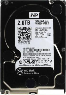 Жесткий диск WD Black 2TB (WD2003FZEX)