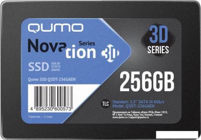 SSD QUMO Novation 3D 256GB Q3DT-256GAEN