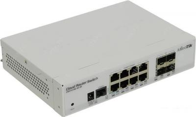 Управляемый коммутатор 3-го уровня Mikrotik Cloud Router Switch [CRS112-8G-4S-IN]