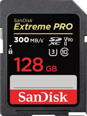 Карта памяти SanDisk Extreme PRO SDXC SDSDXDK-128G-GN4IN 128GB