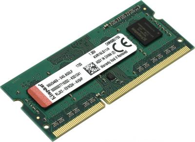 Оперативная память Kingston ValueRAM 4GB DDR3 SO-DIMM PC3-12800 (KVR16LS11/4)