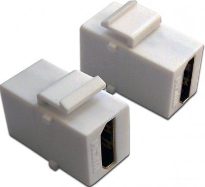 Коннектор Lanmaster LAN-OK-HDMI-V-WH