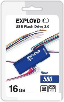 USB Flash Exployd 580 16GB (синий) [EX-16GB-580-Blue]