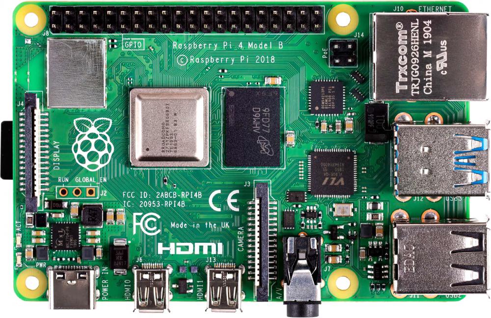 Одноплатный компьютер Raspberry Pi 4 Model B 2GB