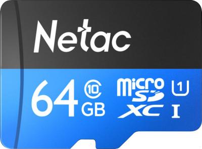 Карта памяти Netac P500 Standard microSDXC 64GB NT02P500STN-064G-N (OEM, 50 шт.)