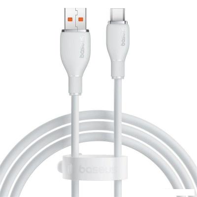 Кабель Baseus Pudding Series USB Type-A - USB Type-C (1.2 м, белый)