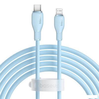 Кабель Baseus Pudding Series USB Type-C - Lightning (2 м, голубой)