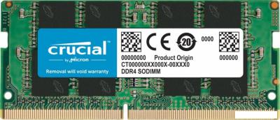 Оперативная память Crucial 16GB DDR4 SODIMM PC4-25600 CT16G4SFRA32A