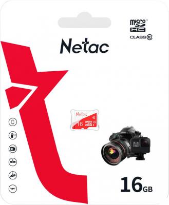 Карта памяти Netac microSDXC P500 ECO 16GB