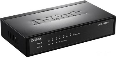 Неуправляемый коммутатор D-Link DES-1008P/C1A