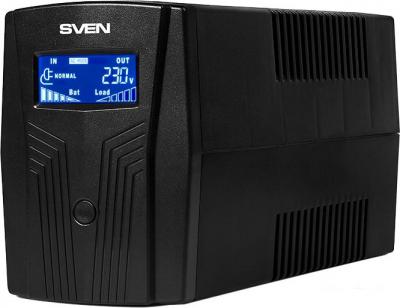 Источник бесперебойного питания SVEN Pro 650 (LCD, USB)