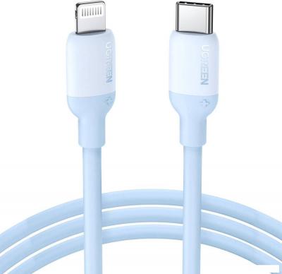 Кабель Ugreen US387 20313 USB Type-C - Lightning (1 м, голубой)