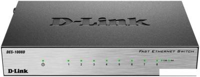 Неуправляемый коммутатор D-Link DES-1008D/L2B