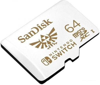 Карта памяти SanDisk For Nintendo Switch microSDXC SDSQXAT-064G-GN3ZN 64GB