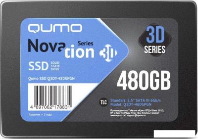 SSD QUMO Novation 3D TLC 480GB Q3DT-480GPGN