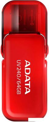 USB Flash ADATA UV240 64GB (красный)