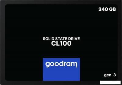 SSD GOODRAM CL100 Gen. 3 480GB SSDPR-CL100-480-G3