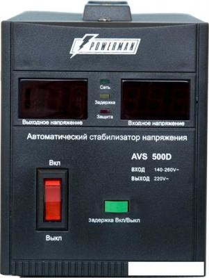 Стабилизатор напряжения Powerman AVS 500D Black