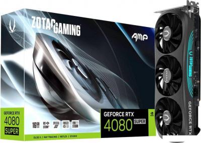 Видеокарта ZOTAC GeForce RTX 4080 Super AMP 16GB GDDR6X ZT-D40820F-10P