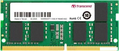 Оперативная память Transcend JetRam 8GB DDR4 SODIMM PC4-25600 JM3200HSG-8G