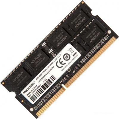 Оперативная память Hikvision 4GB DDR3 SODIMM PC3-12800 HKED3042AAA2A0ZA1/4G