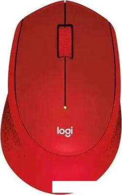 Мышь Logitech M331 Silent Plus (красный)