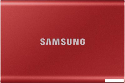 Внешний накопитель Samsung T7 500GB (красный)