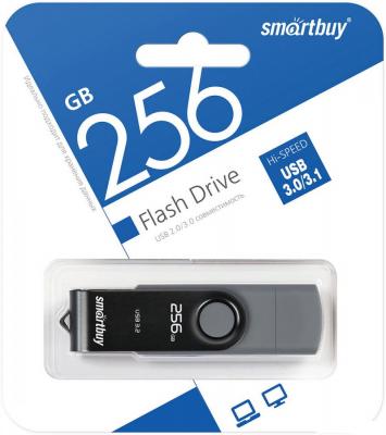 USB Flash SmartBuy Twist Dual 256GB (черный)