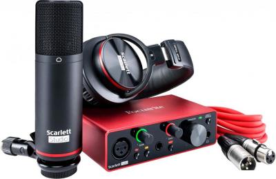 Комплект для звукозаписи Focusrite Scarlett Solo Studio (3-е поколение)