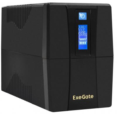 Источник бесперебойного питания ExeGate SpecialPro Smart LLB-650.LCD.AVR.EURO.RJ.USB