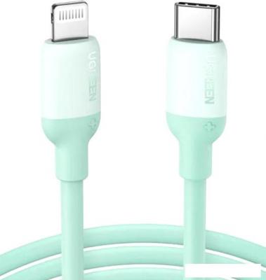 Кабель Ugreen US387 20308 USB Type-C - Lightning (1 м, зеленый)