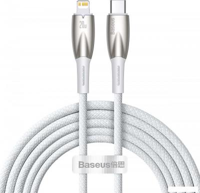 Кабель Baseus Glimmer Series Fast Charging Data Cable 20W USB Type-C - Lightning (2 м, белый)